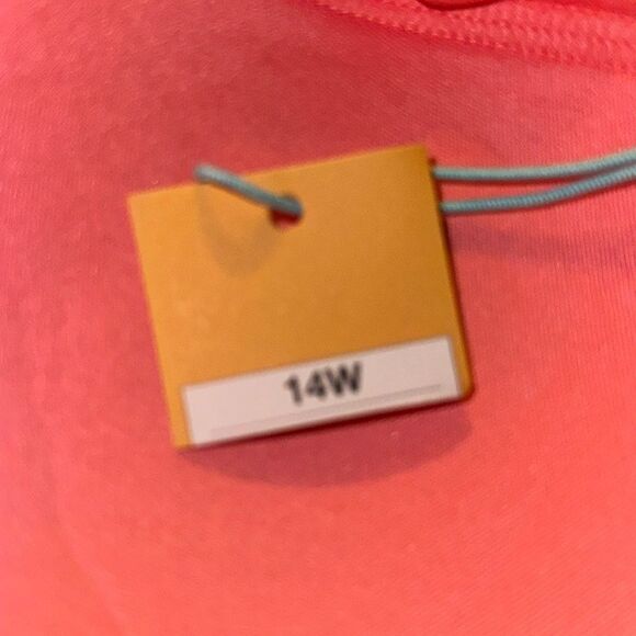 NWT Kona Sol Women's 14W V-Neck Over The Shoulder High Leg One Piece Swimsuit - Picture 7 of 7